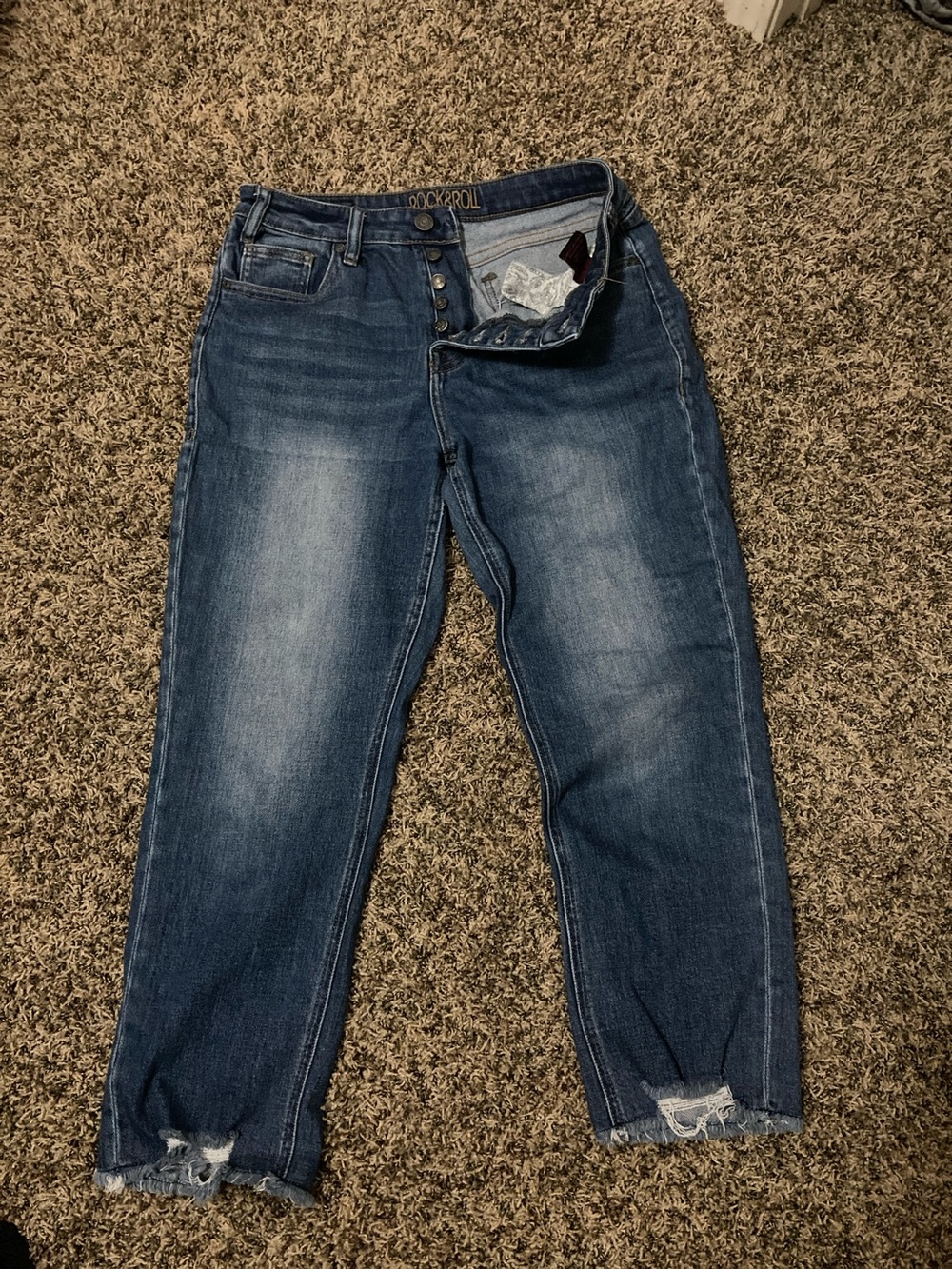 Rock & Roll Denim Relaxed Men’s Jeans in Medium Blue